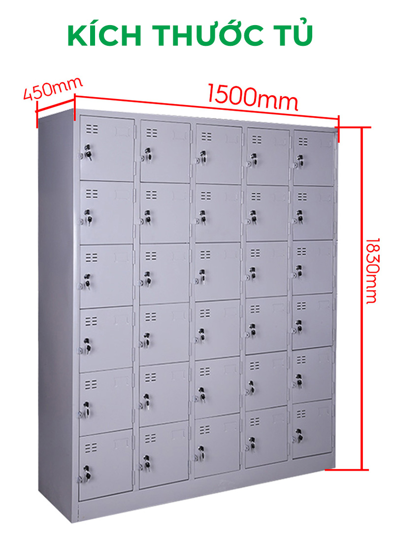 Tủ Locker 30 cánh TU-K30