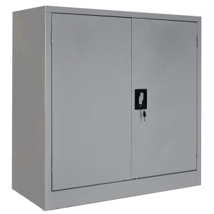 Tủ sắt văn phòng 2 cánh thấp - khóa Clemon BT-K2CN