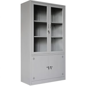 Tủ sắt văn phòng cánh kính lùa TU-K3G